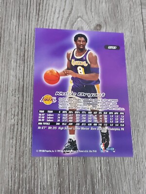 【50枚限定】Kobe Bryant NBA カード Lakers KOBE BRYANT 1999/2000 FLEER ULTRA CARD 50. LAKERS. | eBay