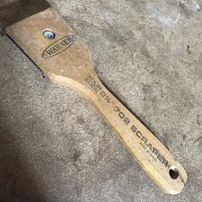Vintage Warner USA Scraper 2-1/2” Inch Wooden Handle No. 702 Four Edge