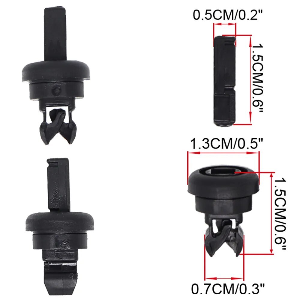 2Pcs For Nissan Note E11 Parcel Shelf Clips Rear Shelf String