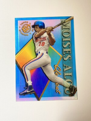 1995 Stadium Club #21 Moises Alou Clear Cut Chrome Montreal Expos