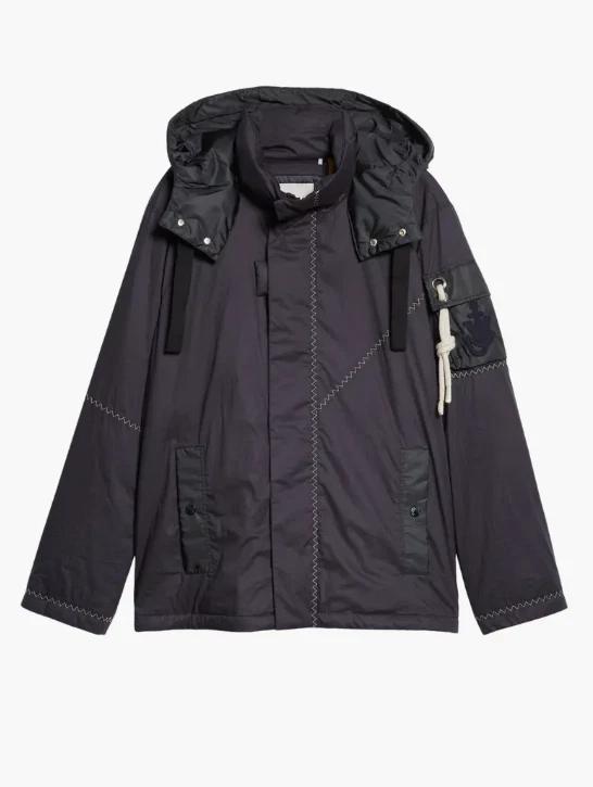 Moncler — NEW, Moncler 1 Moncler JW Anderson Jacket with Removable Hood Navy Size 0 #DC502