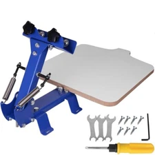 INTBUYING 1 Color Screen Printing Machine Tabletop Silk Screen Press Printer DIY