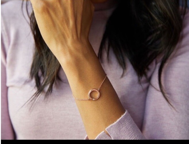 Adore Stack and Sparkle Swarovski Crystal Jewelry Bracelet  display picture 1
