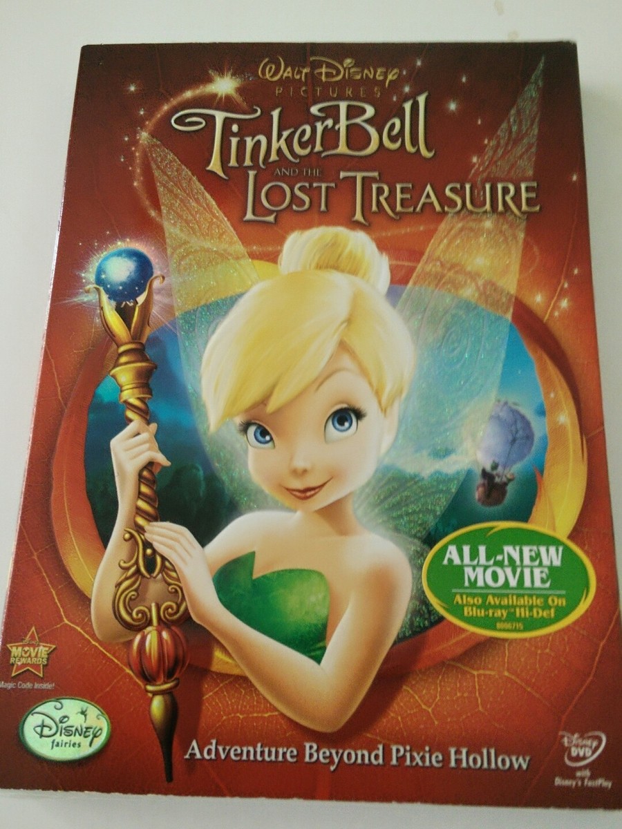 Tinker Bell And The Lost Treasure Disney Fairies DVD 80
