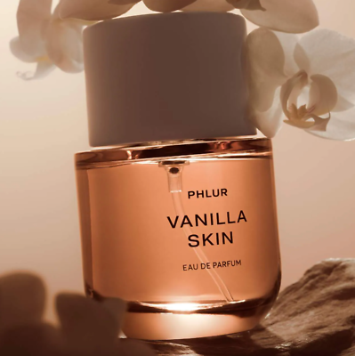 PHLUR Vanilla Skin Eau de Parfum, Warm & Spicy Scent, Choose Size