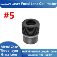 Collimating  Focal Lens 405nm 450nm Violet Blue Laser Lazer Diode M9 P0.5