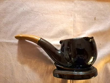Ceramic Smoking Pipe Cigar Ashtray Japan