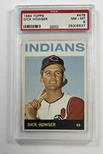 1964 Topps Baseball #478 Dick Howser  PSA 8   GC22