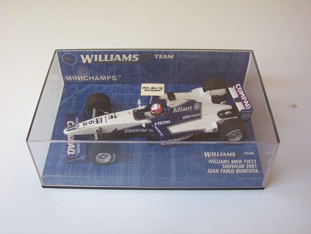 Minichamps 1/43 scale Williams BMW FW 22, J.P. Montoya [Showcar