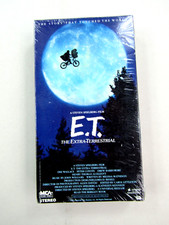 ET The Extra-Terrestrial VHS Movie 1988 Video Sci Fi Cult Classic Green 1988 New