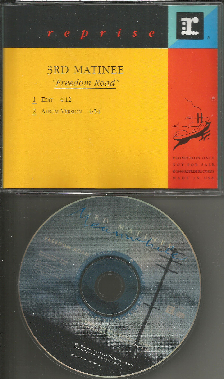 Mr. Mister Members 3RD MATINEE Freedom Tree w/ RARE EDIT PROMO DJ CD ...