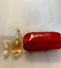 Christian Dior Set: J'Adore In Joy EDT 50 ml, Cleanser 15 ml, Leather Makeup Bag