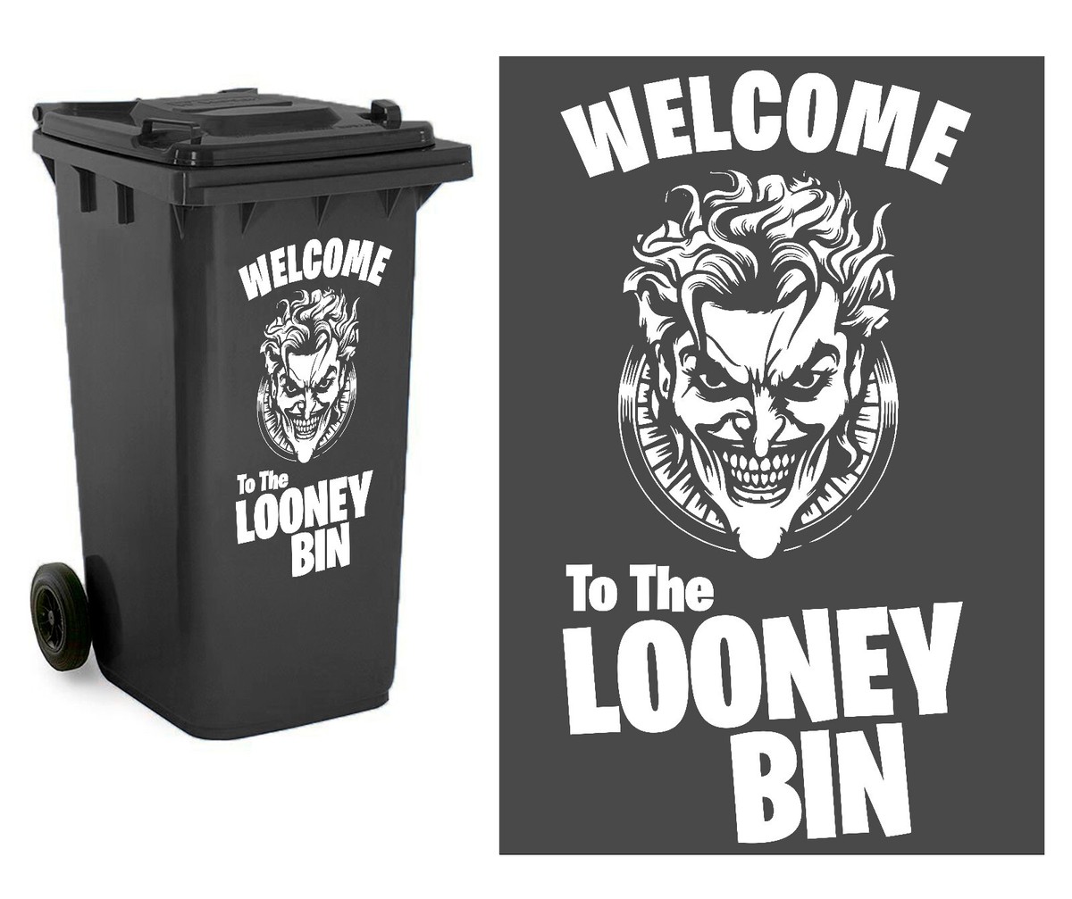 Self-Adhesive Wheelie Bin Stickers - Decorative Dustbin Stickers 1070970