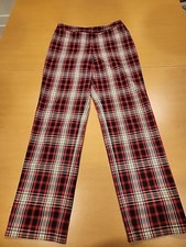 Brooks Brothers "346" Women's Red Plaid Stretch Pants. Size 6.