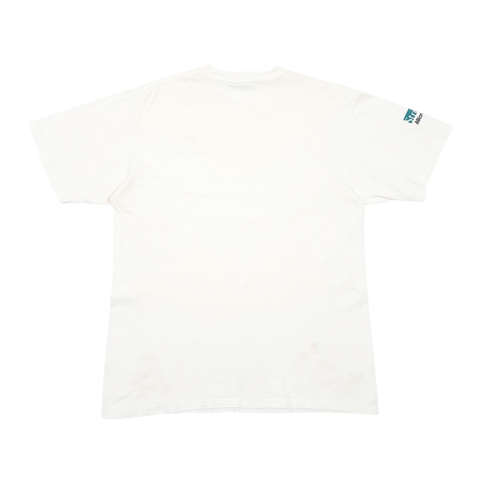 ONEITA White T Shirt Tee Single Stitch Vintage 90s L image 3