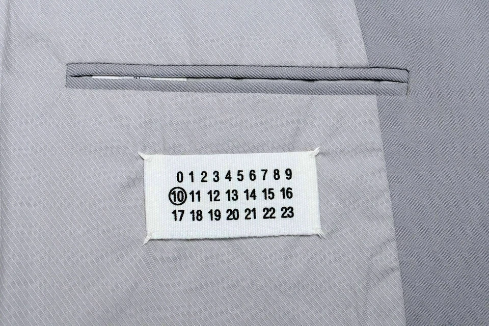 Blazer Abrigo Deportivo Maison Martin Margiela Para Hombre 100% Lana Marfil EE. UU. 38 IT 48 Foto 3 de 4