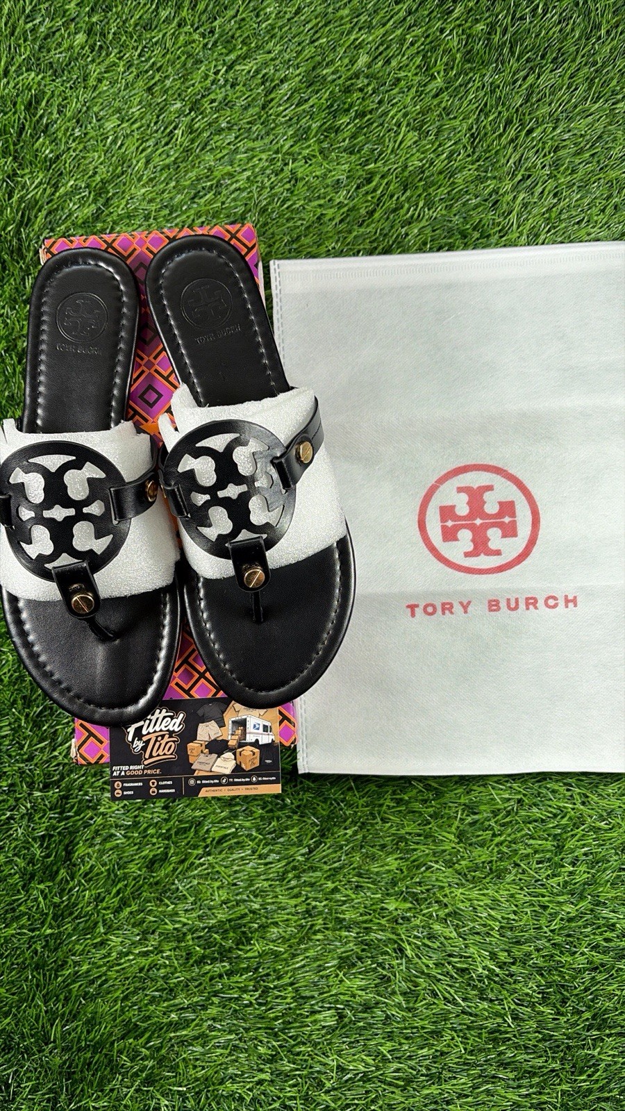 Tory Burch Black Leather Sandals Women’s EU 39