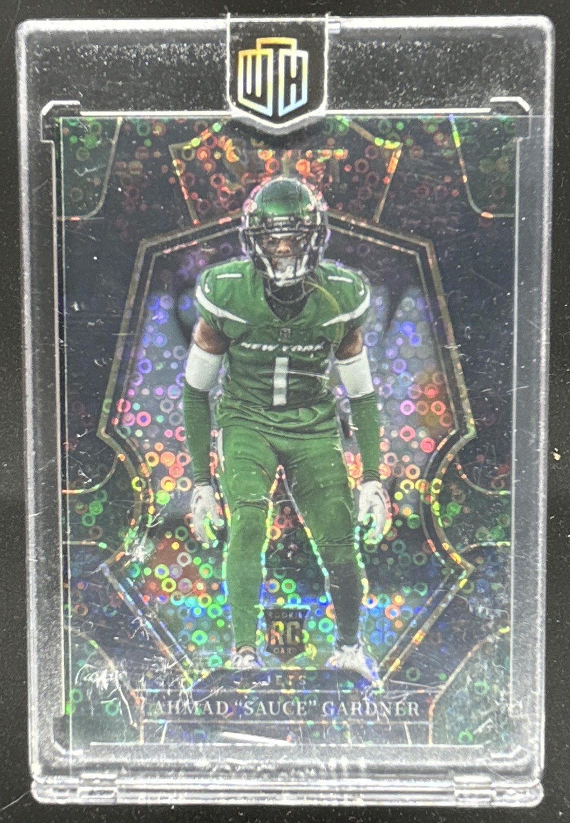 2022 Select Ahmad "Sauce" Gardner Black Disco Prizm RC Premier Level #1/1 Jets
