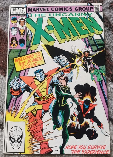 UNCANNY X-MEN # 171 1983 ROGUE JOINS THE X-MEN ! CHRIS CLAREMOUNT WALT SIMONSON