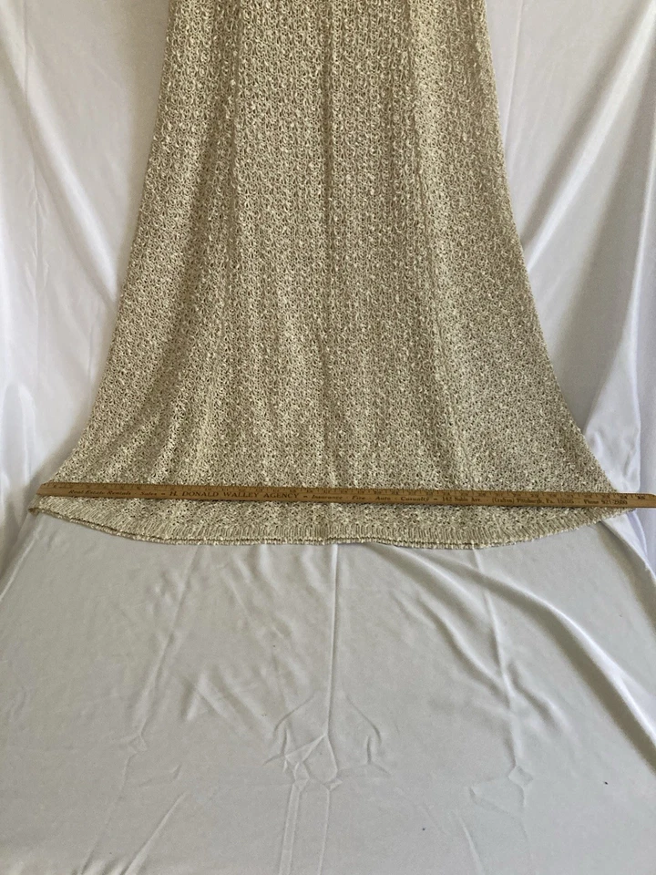 Maxi falda Pallas irlandesa de lino telada a mano Foto 3 de 4