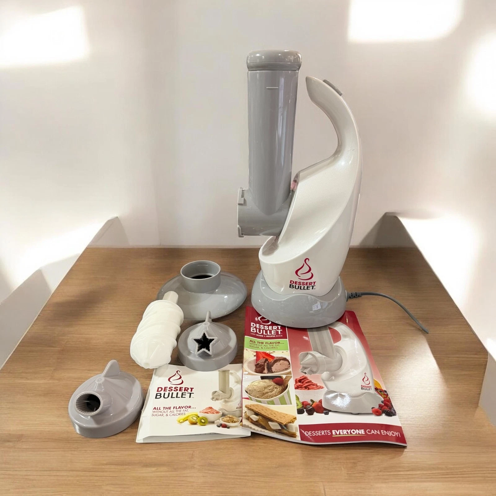 Dessert Bullet Frozen Treat Maker Ice Cream Yogurt Sorbet Machine - NEW W/O BOX