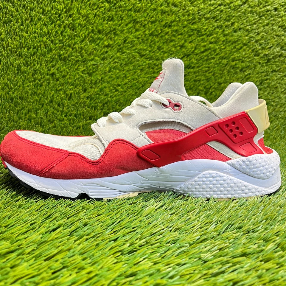 Nike Air Huarache Run ADN CH.1 Hombres Talla 11 Rojo Atlético Zapatos para Correr Tenis Foto 3 de 4