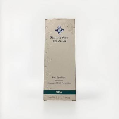 Lot 4 Vera Wang Simply Vera Foot Spa Scrub NIB 5.3 Oz. Rosemary Mint Eucalyptus