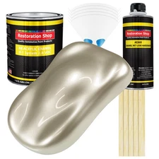Restoration Shop Gold Mist Metallic Acrylic Enamel Gallon Kit, Auto Paint