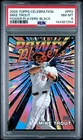 2025 Topps Celebration Power Players Black 10/10 Mike Trout PSA 8