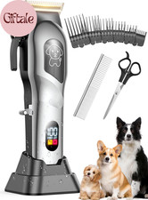 Dog Clippers for Grooming, Dog Grooming Kit for Heavy Thick Hair, Low Noise Cord