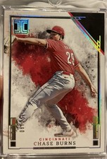 Chase Burns 2025 Panini Impeccable RC 08/25 Holo Silver Reds SP Rookie Prospect
