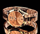 Q&Q by Citizen Damen Armband Uhr Rose Gold Farben Faltschließe
