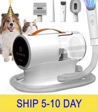 AIRROBO Dog Grooming Vacuum, Dog Grooming Kit,12000Pa Strong Pet Vacuum, 2L Larg