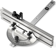 Precision Miter Gauge, Gauge for Table Saw, with Silver