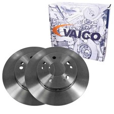 2x VAICO BREMSSCHEIBEN 284mm VOLL VORNE passend für MERCEDES 124 E-KLASSE | V30-