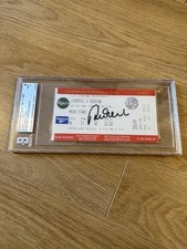 1999 Premier League Ticket Liverpool Signed AUTO Fowler Snort Celebration BGS 8