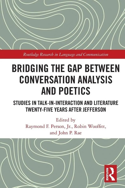 Bridging The Gap Between Conversation Analysis And Poetics Jr. (U. A.) Buch 2024-image