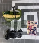 1995 GI JOE SGT SAVAGE BATTLE BUNKER Playset with Comic & Motorcycle Lot