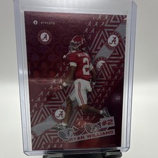 Onit Athlete 2024 Alabama Crimson Tide Ryan Williams Rookie Football Card ST-1. rookie card picture