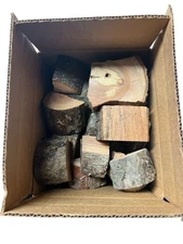 Apple Smoking Wood Chunks 6 lbs – USDA Heat-Treated, Bug-Free Smoking Grill BBQ