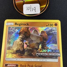 Regirock - (Prerelease) SM74 Sm Holo on eBay