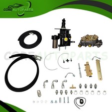 Universal Hydro Hydraulic Power Brake Booster Disc Drum Master Cylinder Hose New