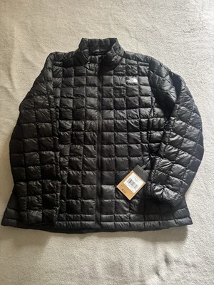 The North Face ThermoBall Eco Womens Puffer Jacket Full Zip Lightweight Black 1X