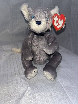 Ty Attic Treasures Fairchild Cat Plush 1993 with unique heart and tush tags