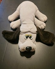 Pound Puppy Gray Dog 18" Stuffed Animal 80s Plush