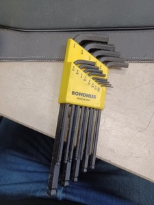 SET OF MACHINIST / TOOLMAKERS BALL END BONDHUS ALLEN WRENCHES USA .050 to 3/8