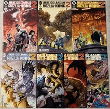 Justice League vs Godzilla vs Kong 2 #1-7 Complete Set Bagged & Boarded