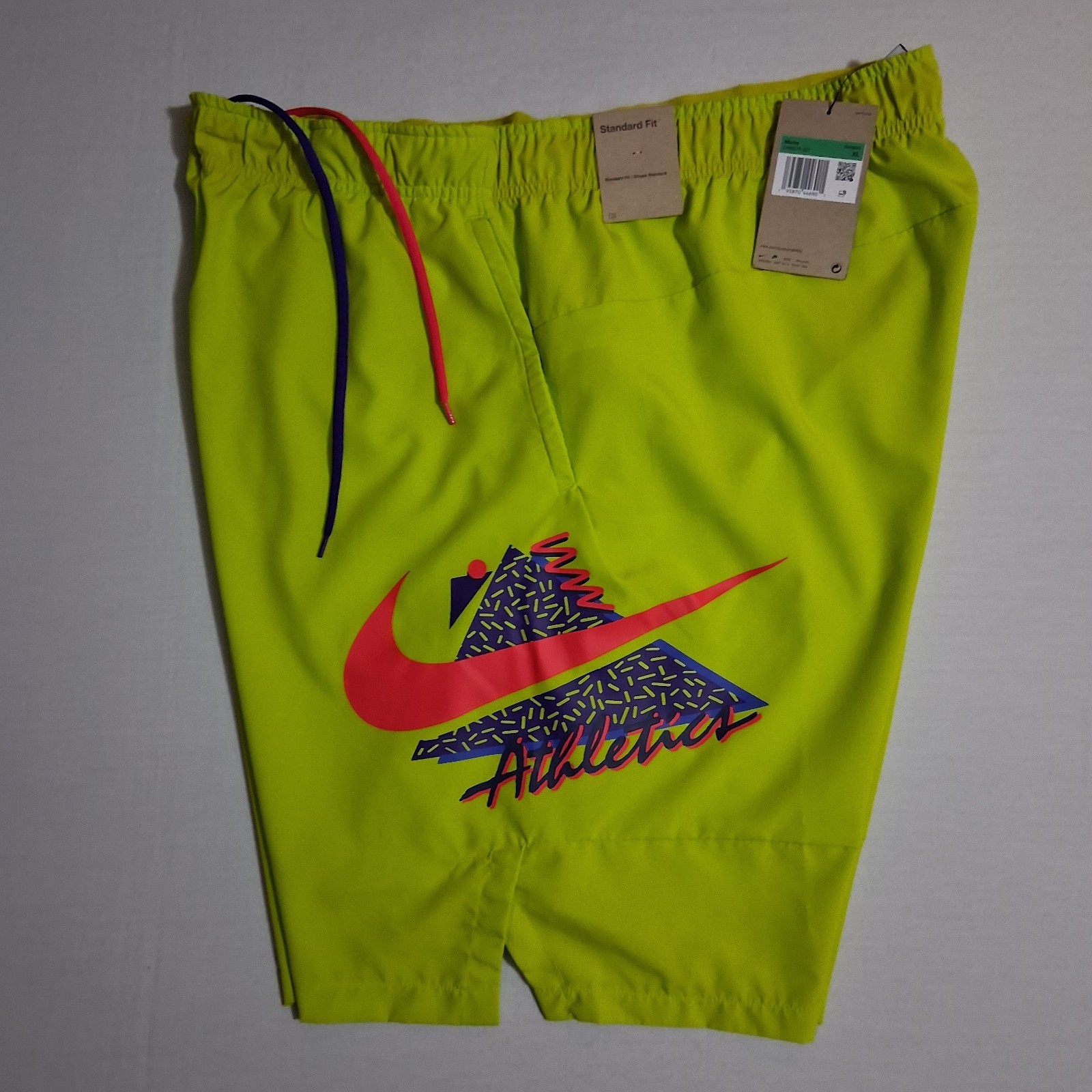 NWT Yellow Nike Flex Woven Shorts / Yellow Woven Nike Shorts Mens XL