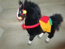 Disney Store KHAN BLACK Horse from Mulan 17" Plush