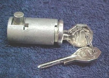 NOS Spare Tire Lock & Keys Many 1934 - 1950 GM Cadillac Chevy GMC Buick Models